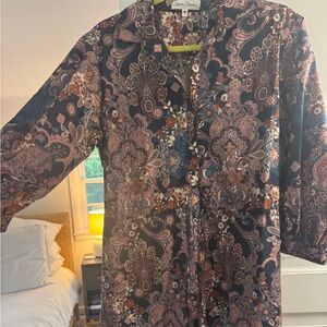 Cara Cara Multicolor Paisley Midi Dress